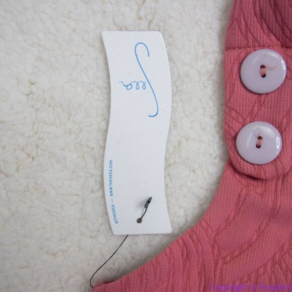 NEW Seea x Free People Georgia bikini top flamingo pink, M - Picture 10 of 10